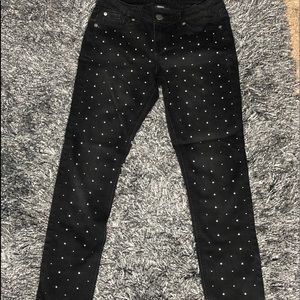 Black studded rampage jeans